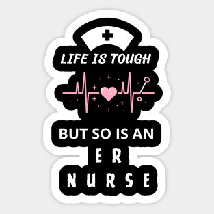 er nurse emergency nurse Sticker